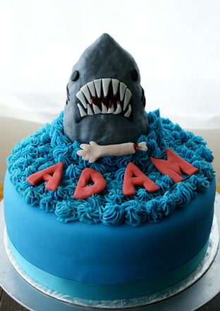 Birthday Cake  on Jaws Theme Cake Jpg
