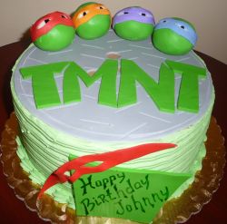 Teenage Mutant Ninja Turtles Cake by Roscoe Bakery