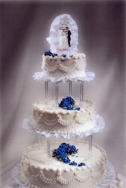 great three wedding cake photos