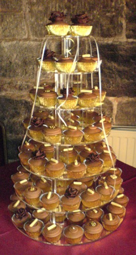 wedding cake cup cakes chocolate in seven tiers pictures