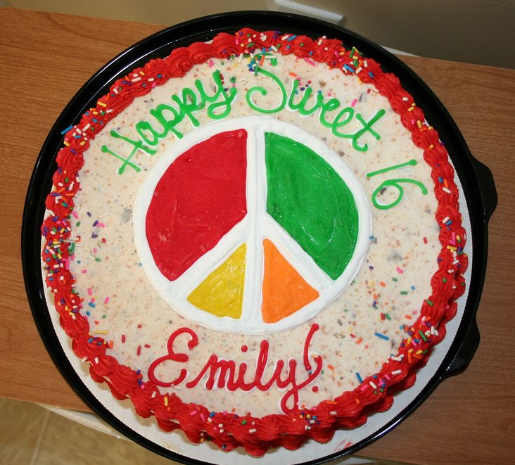 Peace sign birthday cake.JPG