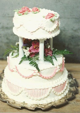 wedding cakes with traditional decor pictures