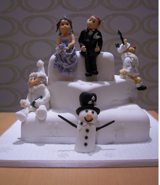 Christmas Wedding Cake photo.JPG