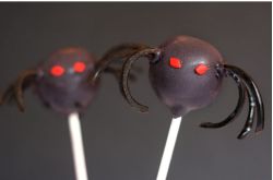 Spider Cake Pops with red eyes.JPG