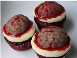 Halloween brain cupcakes photo.JPG
