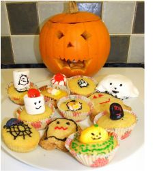 Halloween Cupcakes and Cookies photos.JPG