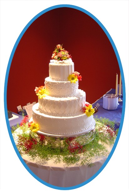 Christian wedding cake