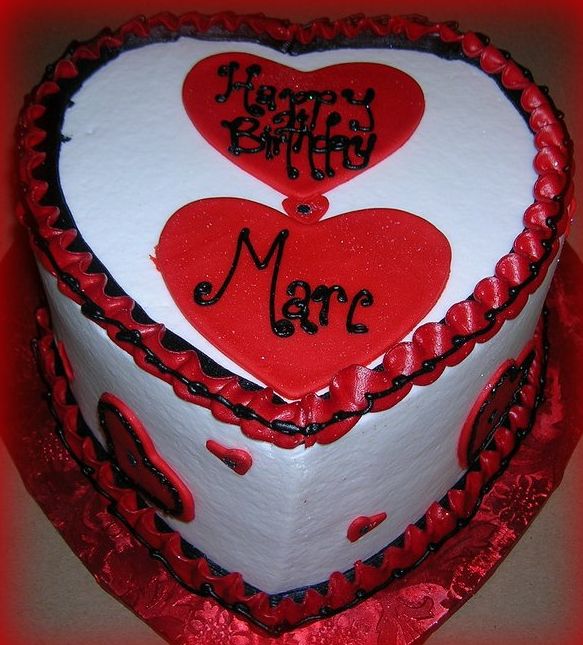 Heart valentines day birthday cake.JPG