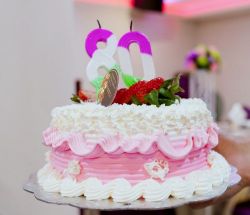 Strawberry and White Cream Birthday Cake with Fresh Berries on Top.JPG