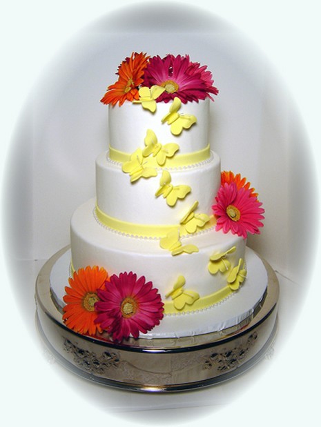 fall wedding cake