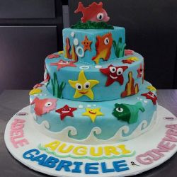 3 Tier Ocean Aquatic Theme Birthday Cake for Kids.JPG