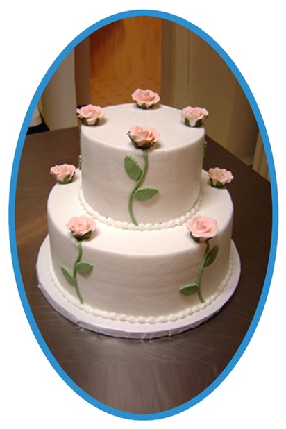winter wedding cake