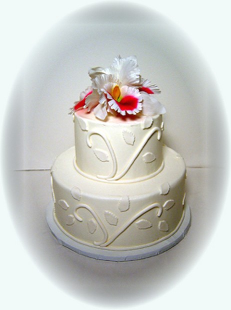 designer wedding cake