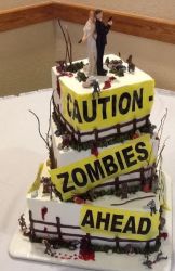Zombie Wedding Halloween Cake picture.JPG