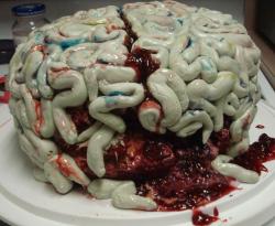 Zombie brain cake picture.JPG