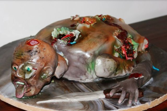 Creepy zombie cake picture.JPG