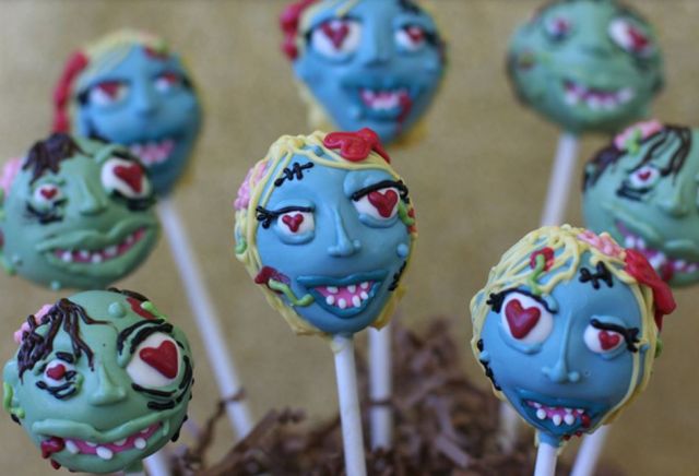 Blue green zombie cake pops picture.JPG