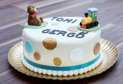 Cute Train & Teddy Bear Cake for Toddlers.JPG