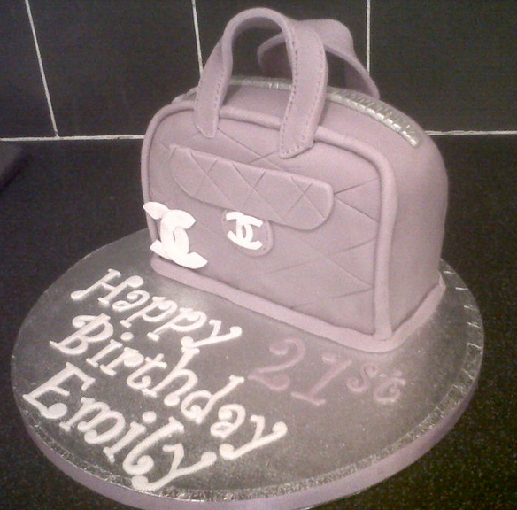 Purple Chanel handbag cake  for birthday party.PNG