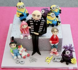 Despicable Me and Minions Birthday Cake Highly Detailed.JPG