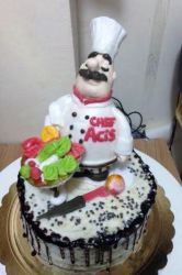 Sculpted Chef Theme Birthday Cake.JPG