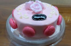 Haagen-Dazs Ice Cream Cake in Strawberry Flavor.JPG