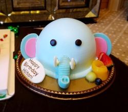Elephant Head Birthday Cake.JPG