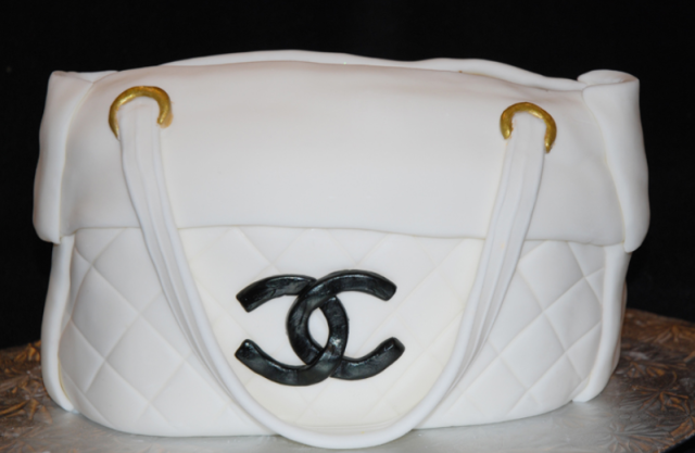 White Chanel tote