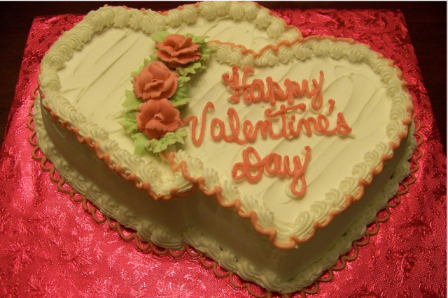 Two heart valentine cake with peach patterns.PNG