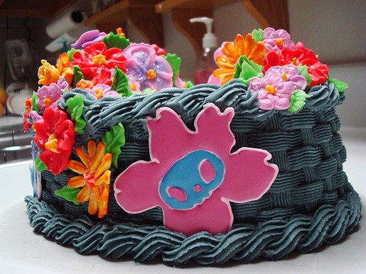 Colorful Birday Cake and sugar flowers.jpg