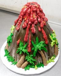 Eurpting volcano cake.JPG