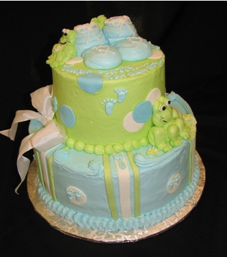 Froggie Baby Shower Cake Photo.PNG