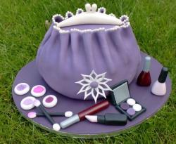 Lavender makeup bag cake.JPG