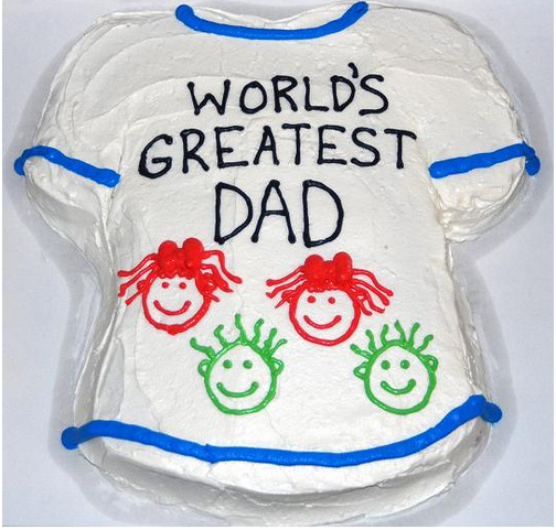 Fathers day tshirt cake picture with fun cake decor.PNG