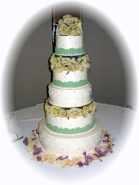 stylish wedding cake picture
