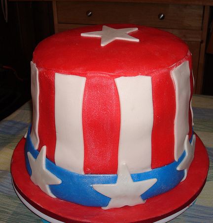 Red white and blue hat cake.JPG