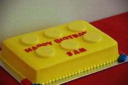cool bright yellow birthday cake.jpg