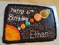 Solar System birthday cake.JPG