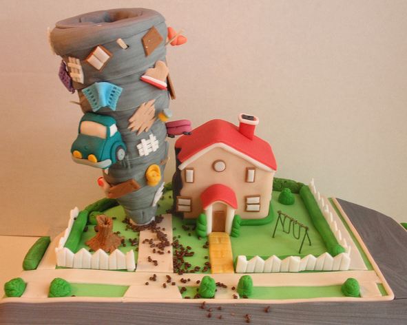 Tornado damaging a house cake.JPG