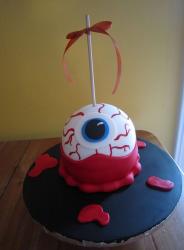 Eyeball on a stick Halloween cake.JPG