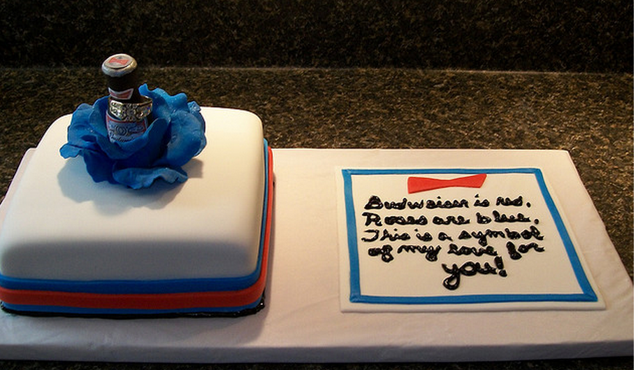 Budweiser engagement cake image_very fun.PNG