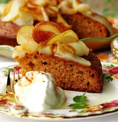 Honey Cake with Caramelized Pears.jpg