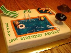 Swimming pool theme 18th birthday cake.JPG