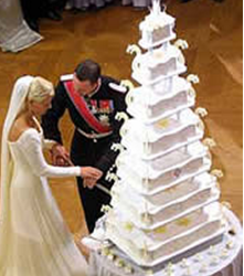 Princess Mette-Marit wedding cake_royal wedding cake pictures.PNG