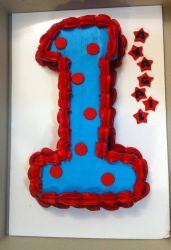 Number One Cat in the Hat smash cake