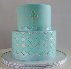 Boys' Baptism Cakes Pictures