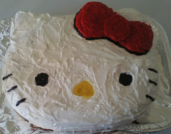 Homemade Hello Kitty cake pictures.PNG