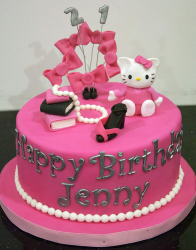Bright pink Hello Kitty Cakes for adults.PNG
