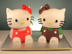 Hello Kitty Twins cakes photos.PNG