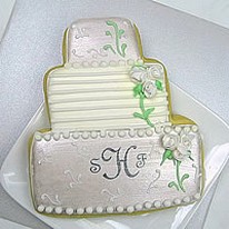 cookie wedding cake